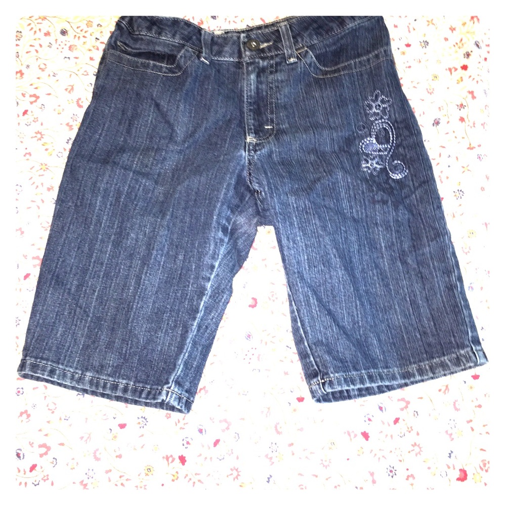 Denim shorts